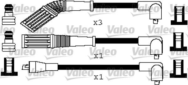 Valeo 346529 - Kit de câbles d'allumage cwaw.fr