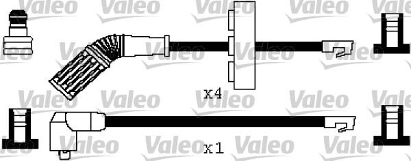 Valeo 346524 - Kit de câbles d'allumage cwaw.fr