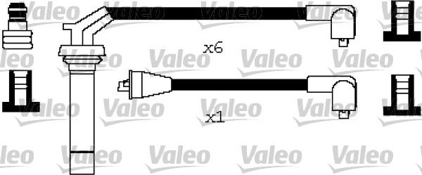 Valeo 346652 - Kit de câbles d'allumage cwaw.fr