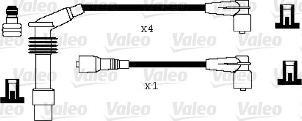 Valeo 346010 - Kit de câbles d'allumage cwaw.fr