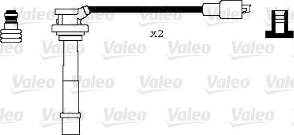 Valeo 346079 - Kit de câbles d'allumage cwaw.fr