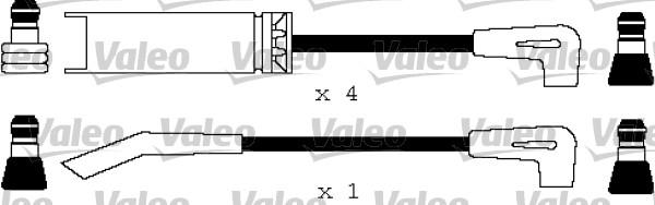 Valeo 346161 - Kit de câbles d'allumage cwaw.fr