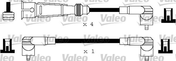 Valeo 346117 - Kit de câbles d'allumage cwaw.fr