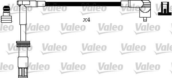 Valeo 346184 - Kit de câbles d'allumage cwaw.fr