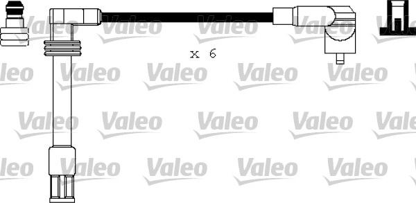 Valeo 346178 - Kit de câbles d'allumage cwaw.fr