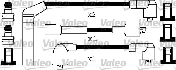 Valeo 346340 - Kit de câbles d'allumage cwaw.fr