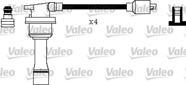 Valeo 346348 - Kit de câbles d'allumage cwaw.fr