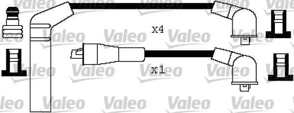 Valeo 346353 - Kit de câbles d'allumage cwaw.fr