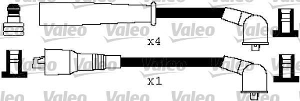 Valeo 346352 - Kit de câbles d'allumage cwaw.fr