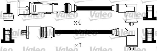 Valeo 346363 - Kit de câbles d'allumage cwaw.fr