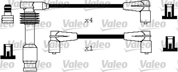 Valeo 346300 - Kit de câbles d'allumage cwaw.fr