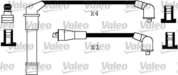 Valeo 346302 - Kit de câbles d'allumage cwaw.fr