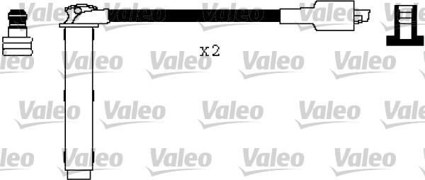 Valeo 346337 - Kit de câbles d'allumage cwaw.fr