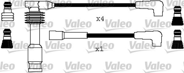 Valeo 346321 - Kit de câbles d'allumage cwaw.fr