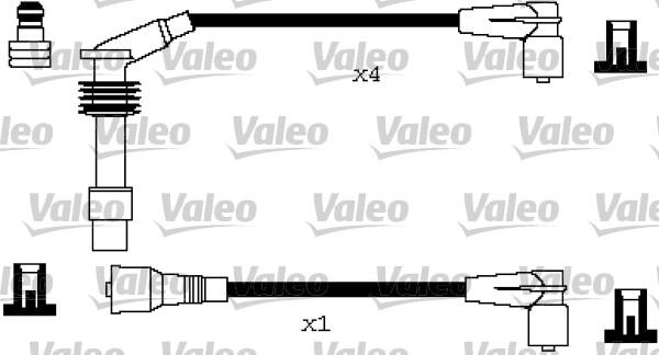 Valeo 346290 - Kit de câbles d'allumage cwaw.fr