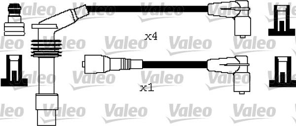 Valeo 346291 - Kit de câbles d'allumage cwaw.fr