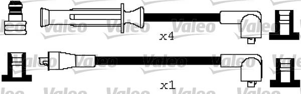 Valeo 346297 - Kit de câbles d'allumage cwaw.fr