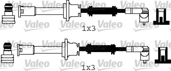 Valeo 346245 - Kit de câbles d'allumage cwaw.fr