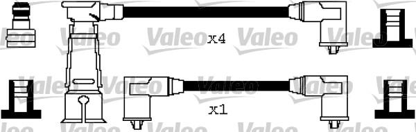 Valeo 346265 - Kit de câbles d'allumage cwaw.fr