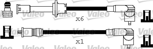 Valeo 346207 - Kit de câbles d'allumage cwaw.fr