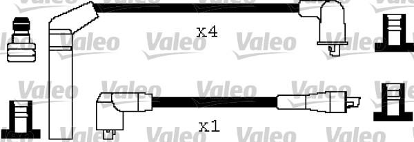 Valeo 346210 - Kit de câbles d'allumage cwaw.fr