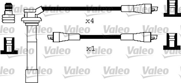 Valeo 346288 - Kit de câbles d'allumage cwaw.fr