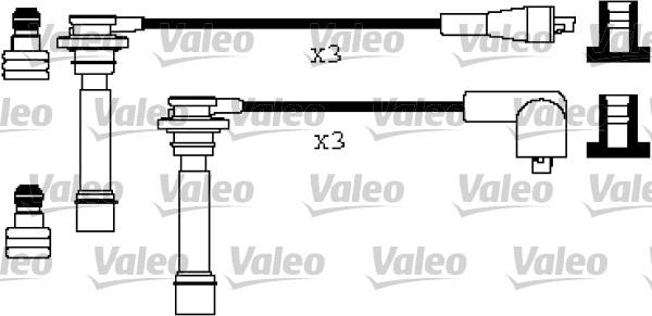 Valeo 346275 - Kit de câbles d'allumage cwaw.fr