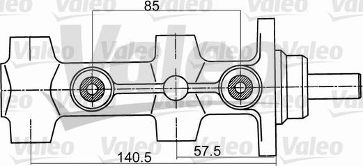 Valeo 350516 - Maître-cylindre de frein cwaw.fr