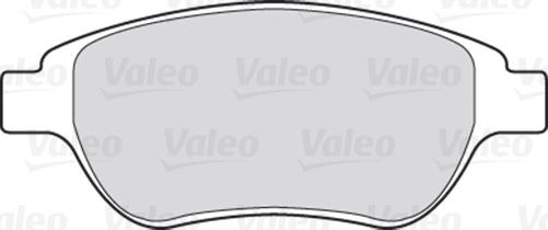 Valeo 301465 - Kit de plaquettes de frein, frein à disque cwaw.fr