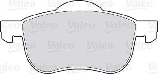 Valeo 301479 - Kit de plaquettes de frein, frein à disque cwaw.fr