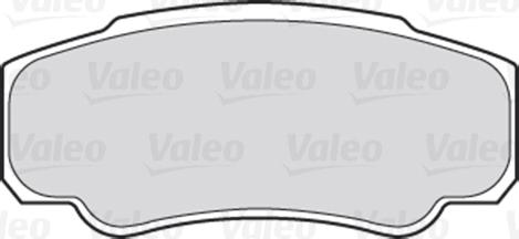 Valeo 301570 - Kit de plaquettes de frein, frein à disque cwaw.fr