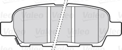 Valeo 670009 - Kit de plaquettes de frein, frein à disque cwaw.fr