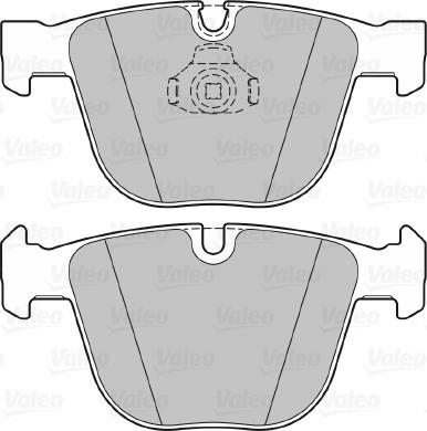 Valeo 301820 - Kit de plaquettes de frein, frein à disque cwaw.fr