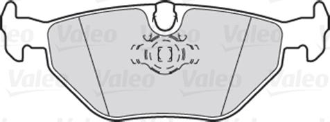 Valeo 301311 - Kit de plaquettes de frein, frein à disque cwaw.fr