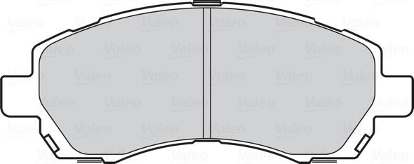 Valeo 302082 - Kit de plaquettes de frein, frein à disque cwaw.fr