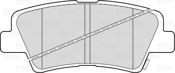 Valeo 302335 - Kit de plaquettes de frein, frein à disque cwaw.fr