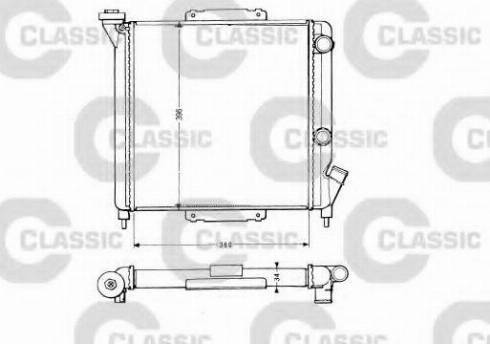 Valeo 383959 - Radiateur, refroidissement du moteur cwaw.fr