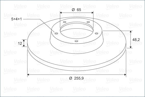 Valeo 297833 - Disque de frein cwaw.fr