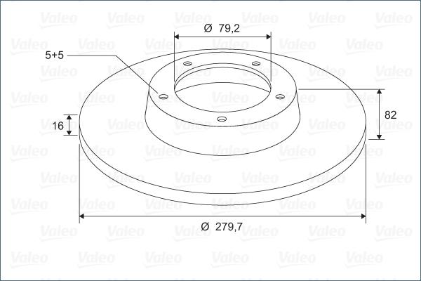 Valeo 297329 - Disque de frein cwaw.fr