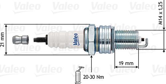 Valeo 246908 - Bougie d'allumage cwaw.fr