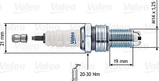 Valeo 246907 - Bougie d'allumage cwaw.fr