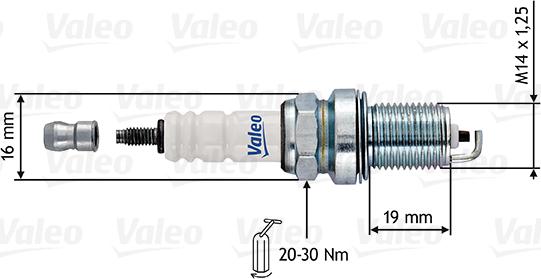 Valeo 246913 - Bougie d'allumage cwaw.fr