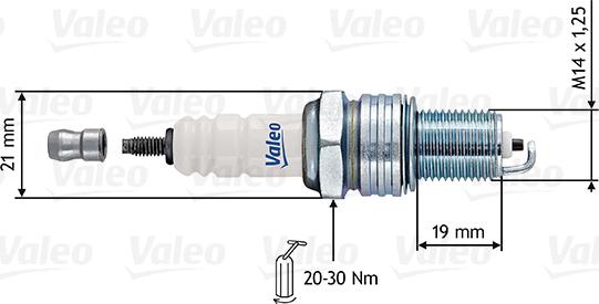 Valeo 246912 - Bougie d'allumage cwaw.fr