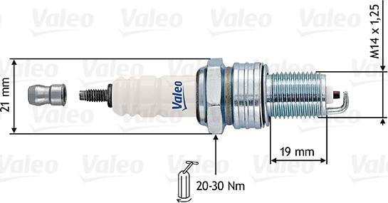 Valeo 246894 - Bougie d'allumage cwaw.fr