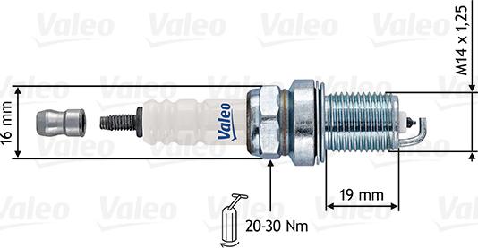 Valeo 246892 - Bougie d'allumage cwaw.fr