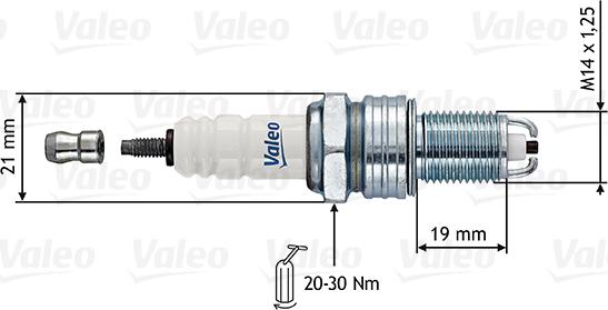 Valeo 246859 - Bougie d'allumage cwaw.fr