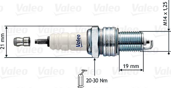 Valeo 246857 - Bougie d'allumage cwaw.fr