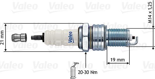 Valeo 246860 - Bougie d'allumage cwaw.fr