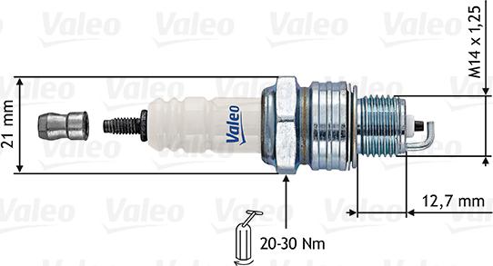 Valeo 246861 - Bougie d'allumage cwaw.fr