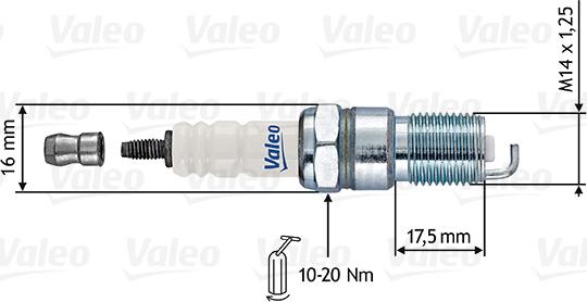 Valeo 246868 - Bougie d'allumage cwaw.fr